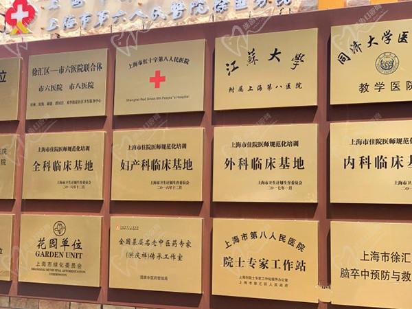 上海第八人民醫(yī)院榮譽(yù)